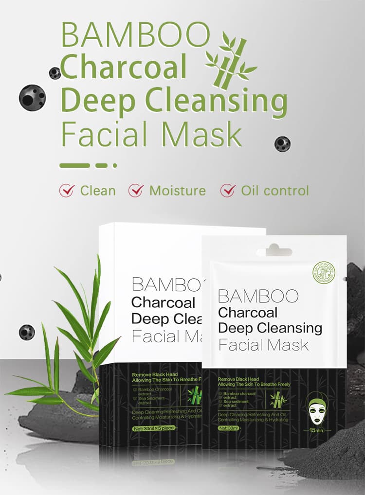  Bamboo Charcoal Cleansing Black Mask